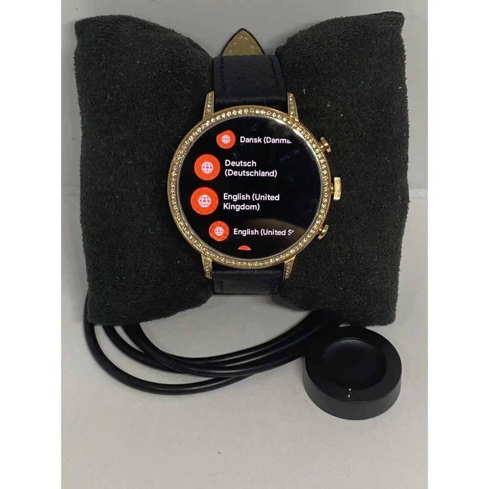 Fossil Gen 4 Authentic Digital Dial Smart Watch Custom Band FTW6015 AB438